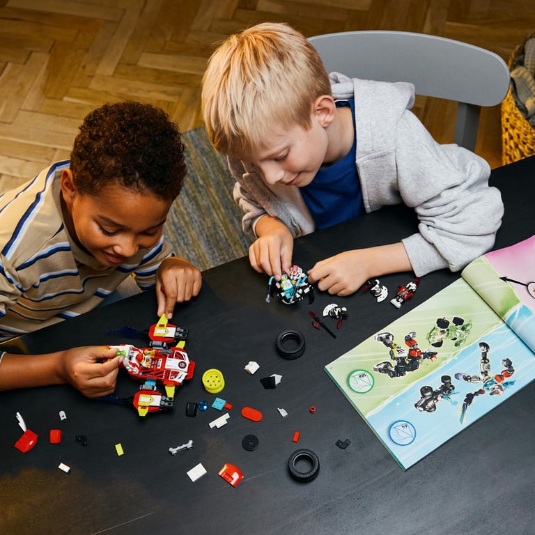 фото Блоковий конструктор LEGO Dreamzzz Робот-тигр Купера та Хот-род авто Зеро (71497)