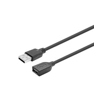 Vivolink PROUSBAAF15 USB 2.0 Cable, 15 m, USB A, Black