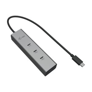 i-tec Metal C31HUBMETAL8KPDPRO USB-Typ-C-Hubs und -Switches 10000 Mbit/s Silber