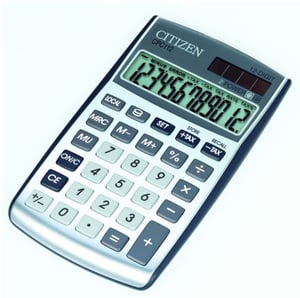 Citizen CPC-112 Taschenrechner Einfacher Taschenrechner Schwarz, Weiß