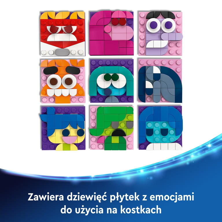 LEGO Disney W głowie się nie mieści 2 — kostki z emocjami