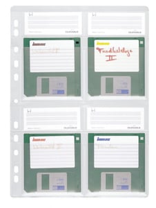 Durable 524319 Data Storage Case Floppy Disk Case Transparent