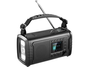 Sandberg 421-38 Radio, Portable, Analog and Digital, Black