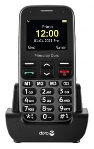 Doro Primo 218 5.08 cm (2") 89 g Black, Graphite Phone for seniors