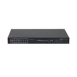 Dahua Technology PoE PFS4218-16ET-240 Nie zarządzany Gigabit Ethernet (10/100/1000) Obsługa PoE