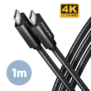 Axagon BUCM32-CM10AB USB-Kabel USB 3.2 Gen 2x2 1 m USB-C Schwarz