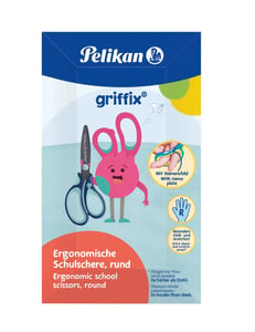 Pelikan 819145 School and Stationery Scissors, Universal, Straight Cut, Blue