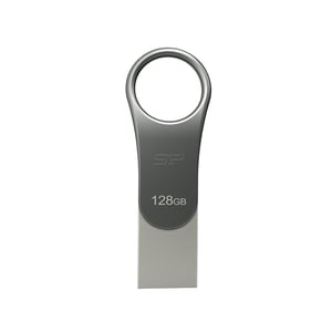 Silicon Power Mobile C80 USB-Stick 128 GB USB Typ A / USB Typ C 3.2 Gen 1 (3.1 Gen 1) Titan