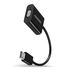 Axagon RVH-VGAN Cable Adapter, 0.15 m, HDMI Type A (Standard) to VGA (D-Sub), Black