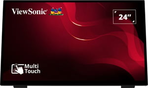 Viewsonic TD2465 signage display Interaktywny płaski panel 61 cm (24") LED 250 cd/m² Full HD Czarny Ekran dotykowy