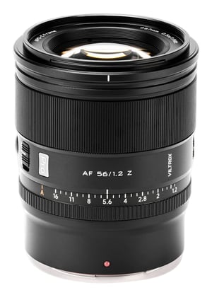 VILTROX AF 56mm F1.2 Pro Z Bezlusterkowiec Stała soczewka skupiająca Czarny