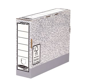 Fellowes 1080001 Dokumentenaufbewahrungsbox, Papier, grau