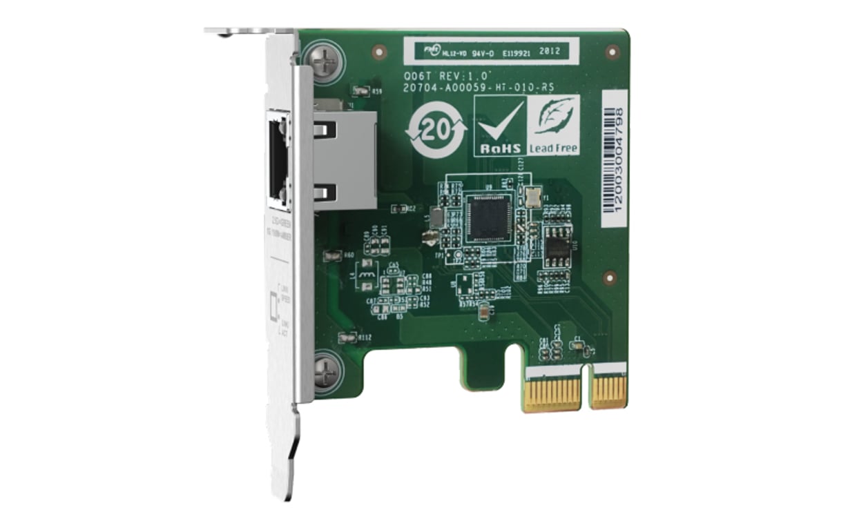 QNAP QXG-2G1T-I225 karta sieciowa Wewnętrzny Ethernet 2500 Mbit/s