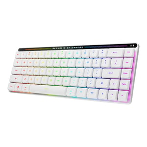 ASUS ROG Falchion RX Low Profile gamingtangentbord USB + RF Wireless + Bluetooth QWERTZ Vit