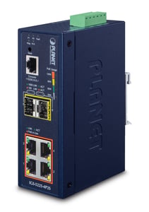 PLANET IGS-5225-4P2S verwaltbarer L2+-Gigabit-Ethernet-Netzwerk-Switch (10/100/1000) mit PoE-Unterstützung, blau