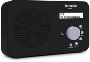 TechniSat VIOLA 2 Przenośny Analogowe i cyfrowe Czarny