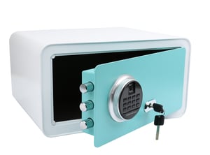 Olympia GOsafe 2.0 / 210FP Freestanding Safe 28 L Polypropylene (PP) Blue, White