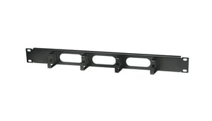Intellinet 204279 kabelhållare för rack, svart, 1 st.