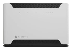 Mikrotik Chateau LTE7 Wireless Gigabit Ethernet Dual-Band (2.4 GHz/5 GHz) 4G Router, Black, White