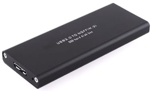 CoreParts MSUB4300 Festplattengehäuse HDD/SSD-Gehäuse Schwarz M.2
