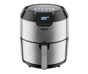 Tefal Easy Fry EY401D Single 4.2 L Standalone 1500 W Hot Air Fryer Black, Stainless Steel