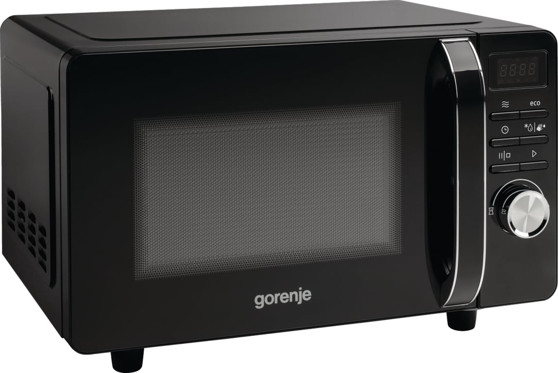 Gorenje MO20S4BC Czarny Mikrofalówka Solo Blat 20 l 700 W