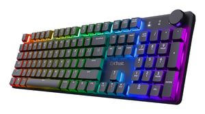 Trust GXT 868 Torix klawiatura Gaming USB + RF Wireless + Bluetooth QWERTY US English Czarny