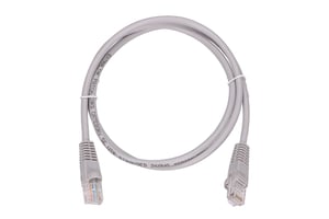 Extralink Patchcord LAN Kat.5e UTP 1m Miedź Kabel sieciowy skrętka