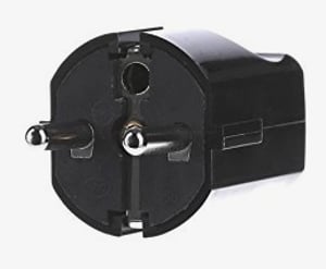 Bachmann 910.170 Electric Type F Power Plug, Black
