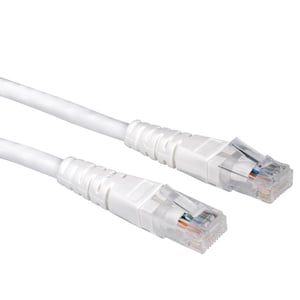 VALUE UTP, Cat6, 0.5 m network cable, White, 0.5 m U/UTP (UTP)