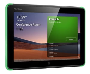 Yealink 1303110 display for conference rooms. 20.3 cm (8") 1280 x 800 px LCD 802.11a, 802.11b, 802.11g, Wi-Fi 4 (802.11n), Wi-Fi 5 (802.11ac), Bluetooth