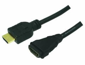 LogiLink HDMI/HDMI, 5,0 m langes HDMI-Kabel, Typ A (Standard), schwarz