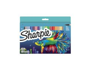 Sharpie 2201230 marker permanentny Końcówka cienka 18 szt.