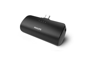 Philips DLP2510C/03 Lithium-ion (Li-Ion) Power Bank, 2500 mAh, Wireless Charging, Black
