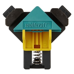 wolfcraft GmbH ES 22 Zacisk narożny 2,2 cm Czarny, Zielony, Żółty