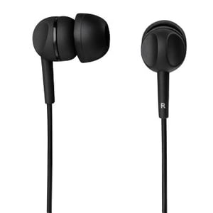 Thomson EAR3005BK Wired In-Ear Headset for Calls/Music, Black