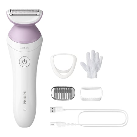 Philips 6000 series Lady Shaver Series 6000 BRL136/00 Bezprzewodowa golarka na mokro i sucho