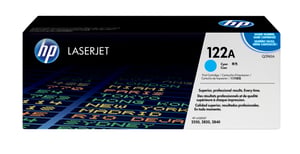 HP 122A Cyan Original LaserJet Toner Cartridge, 1 pc. Original Cyan