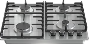 Gorenje G642ABX płyta kuchenna Stal nierdzewna Wbudowany 60 cm Gaz 4 stref(y)