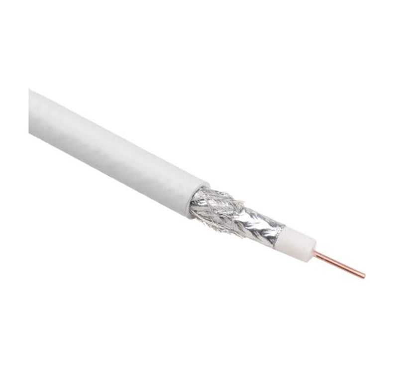 Maclean MCTV-574 kabel koncentryczny RG-6/U 25 m Biały