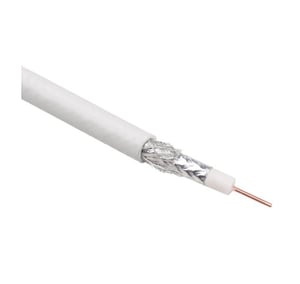 Maclean MCTV-574 kabel koncentryczny RG-6/U 25 m Biały