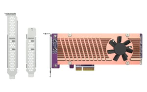 QNAP QM2-2P-344A-adapter, intern M.2