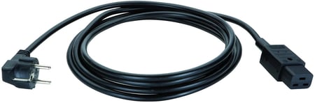 Bachmann 356.1974 kabel zasilające Czarny 1,5 m C19 panel