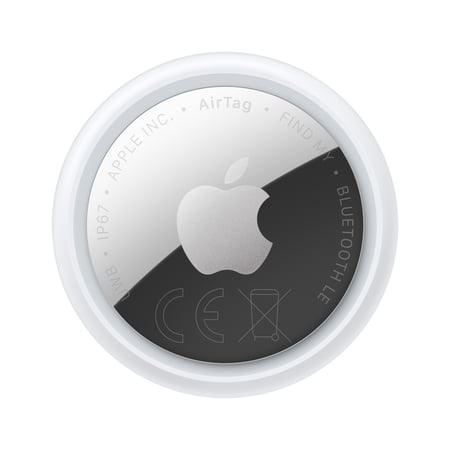 Apple AirTag Osobisty Wyszukiwarka Srebrny, Biały