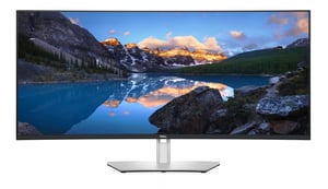 DELL UltraSharp U4021QW computer monitor 100,8 cm (39.7") 5120 x 2160 px 4K DCI LCD Silver