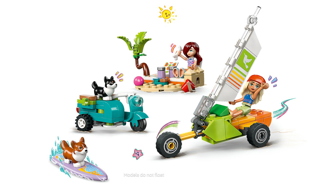 LEGO Friends Przygoda z surfującymi psami i skuterem