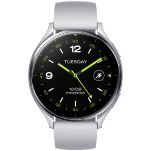 Xiaomi Watch 2 3.63 cm (1.43") AMOLED 46 mm Digital 466 x 466 px Touchscreen Silver Wi-Fi GPS