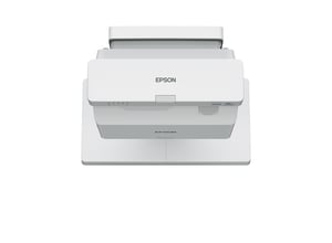 Epson EB-760W Ultra-Short-Throw Projector, 4100 ANSI Lumens, 3LCD, 1080p (1920x1080), White
