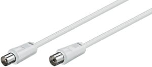 Microconnect COAX015W koaxialkabel 1,5 m Vit