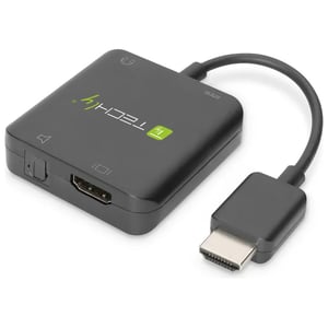 Techly IDATA HDMI-VGA8 adapter kablowy Czarny